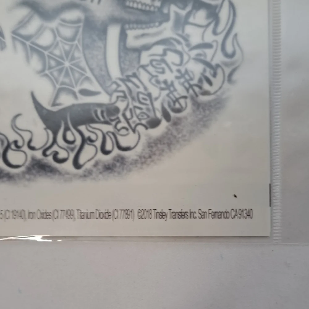 Hoodlum Face Tattoos - Black